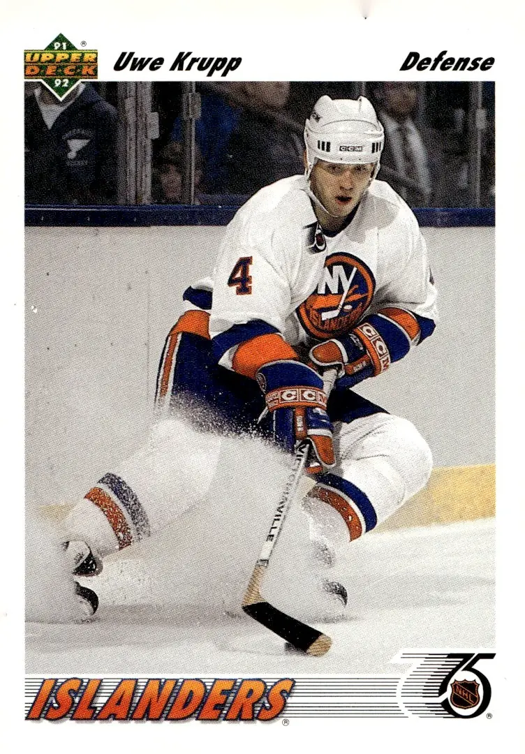 1991-92 Upper Deck #540 Uwe Krupp (front)