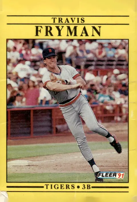 1991 Fleer #336 Travis Fryman