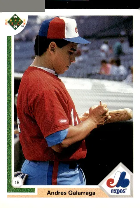 1991 Upper Deck #456 Andres Galarraga