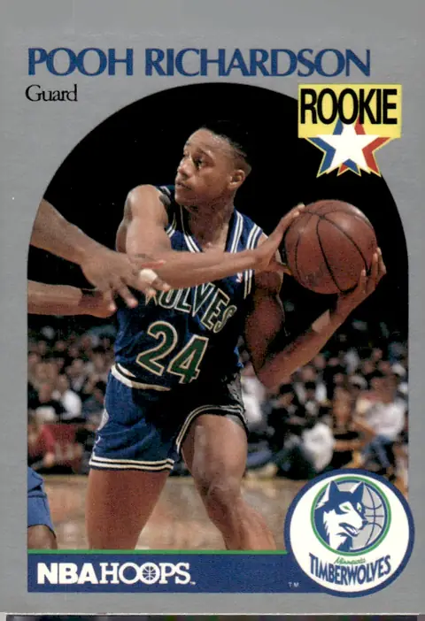 1990-91 NBA Hoops #190 Pooh Richardson