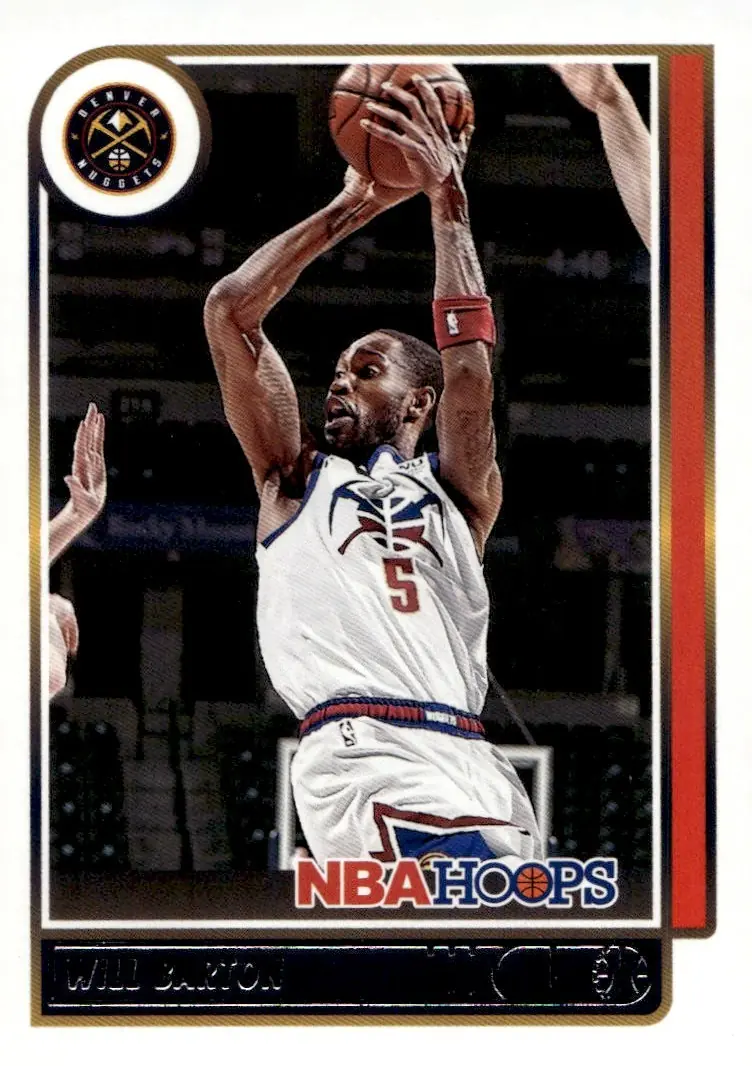2021-22 NBA Hoops #31 Will Barton (front)