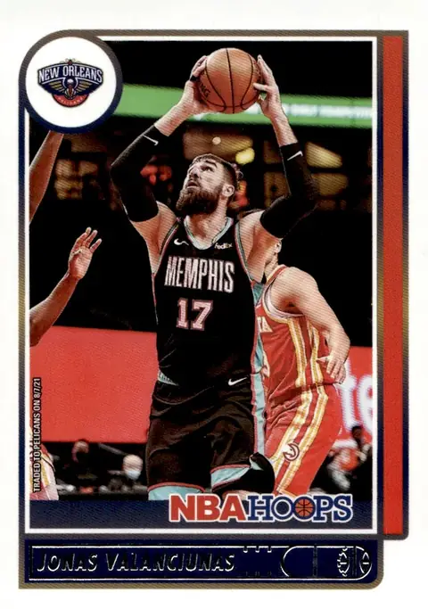 2021-22 NBA Hoops #152 Jonas Valanciunas