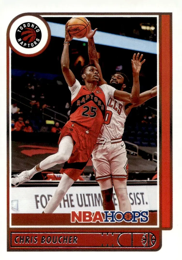 2021-22 NBA Hoops #129 Chris Boucher (front)