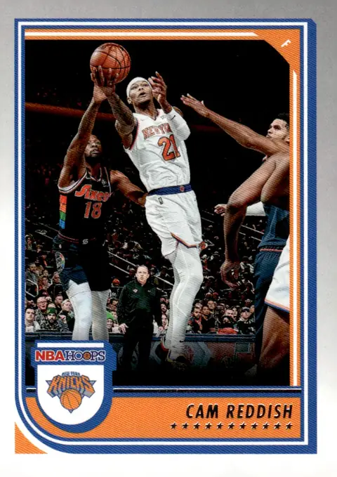 2022-23 NBA Hoops #25 Cam Reddish