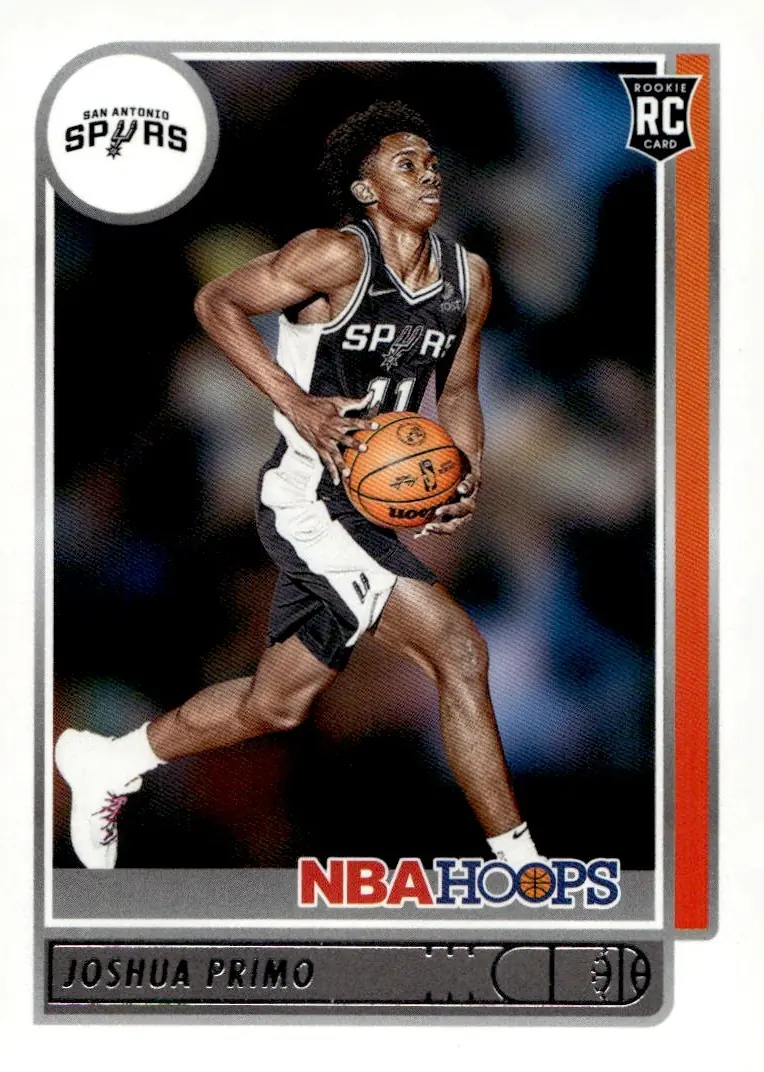 2021-22 NBA Hoops #220 Joshua Primo (front)