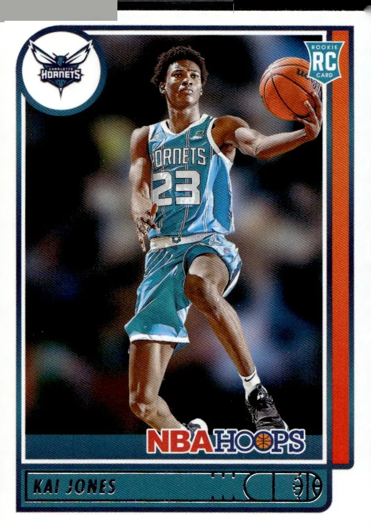 2021-22 NBA Hoops #230 Kai Jones (front)