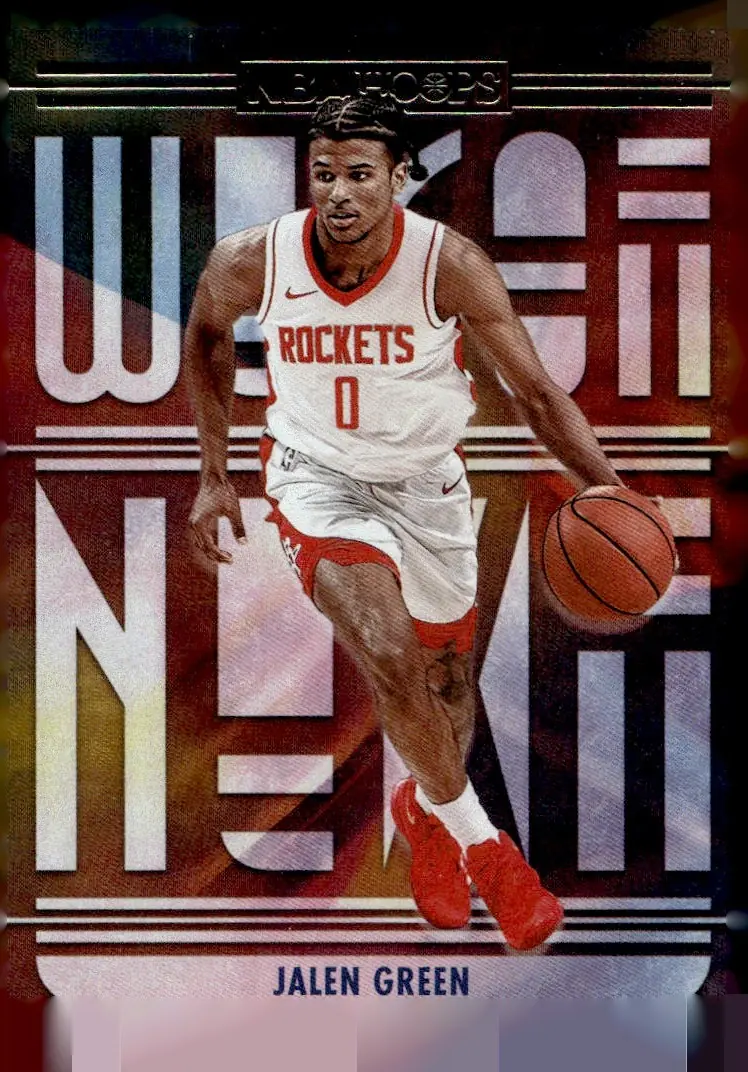 2021-22 NBA Hoops #2 Jalen Green (front)