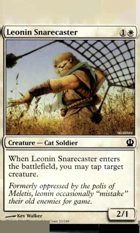 2013 Theros (THS) #23/249 Leonin Snarecaster