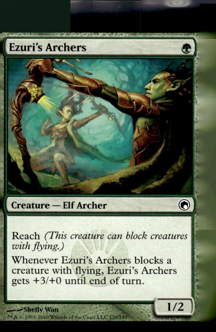 2010 Scars of Mirrodin #120/249 Ezuri's Archers (front)