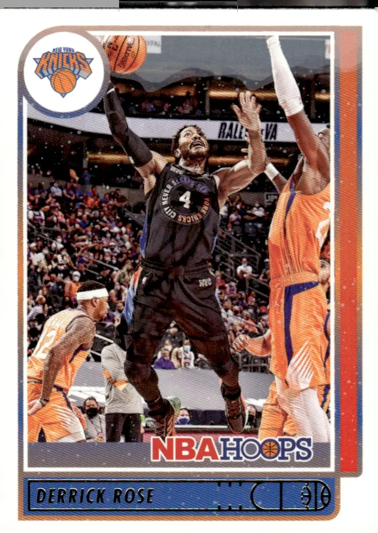 2021-22 NBA Hoops #167 Derrick Rose (front)