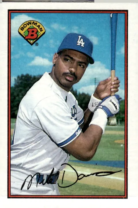 1989 Bowman #352 Mike Davis