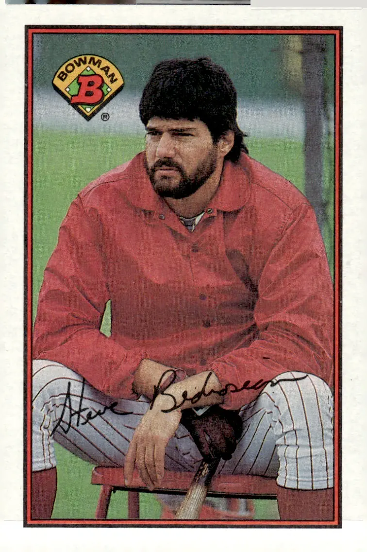 1989 Bowman #395 Steve Bedrosian (front)