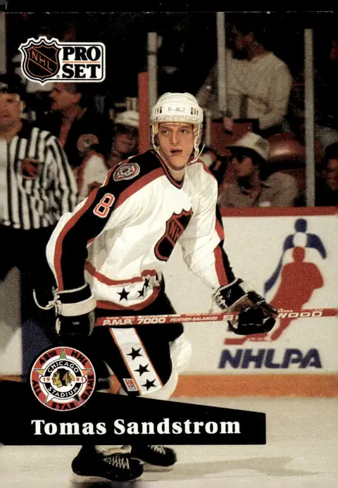 1991-92 Pro Set (Series 2) #287 Tomas Sandstrom