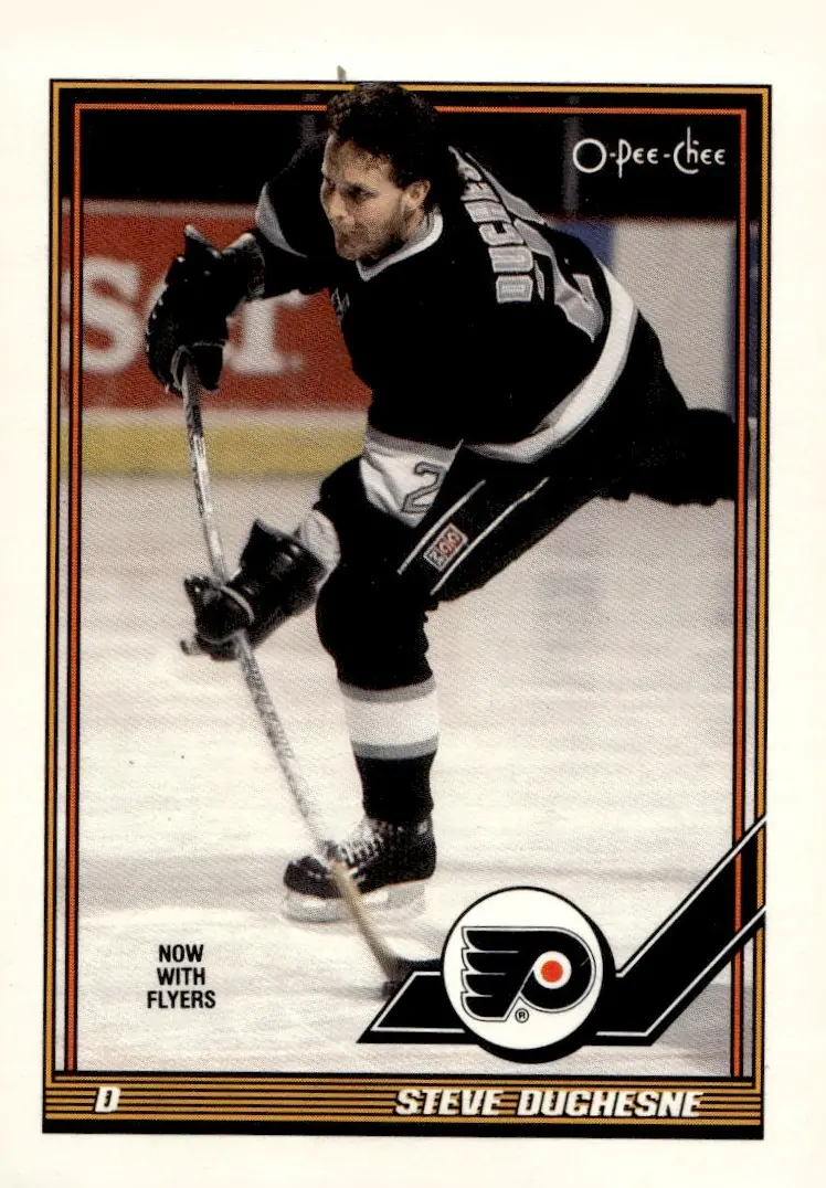 1991-92 O-Pee-Chee #31 Steve Duchesne (front)