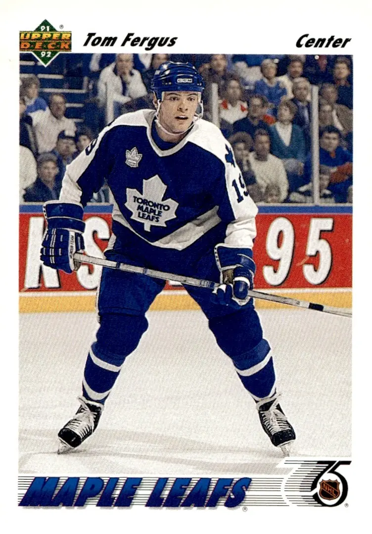 1991-92 Upper Deck #384 Tom Fergus (front)