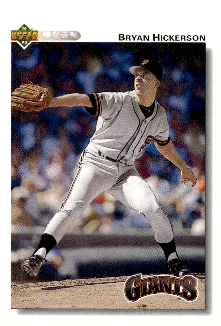 1992 Upper Deck Baseball #667 Bryan Hickerson (front)