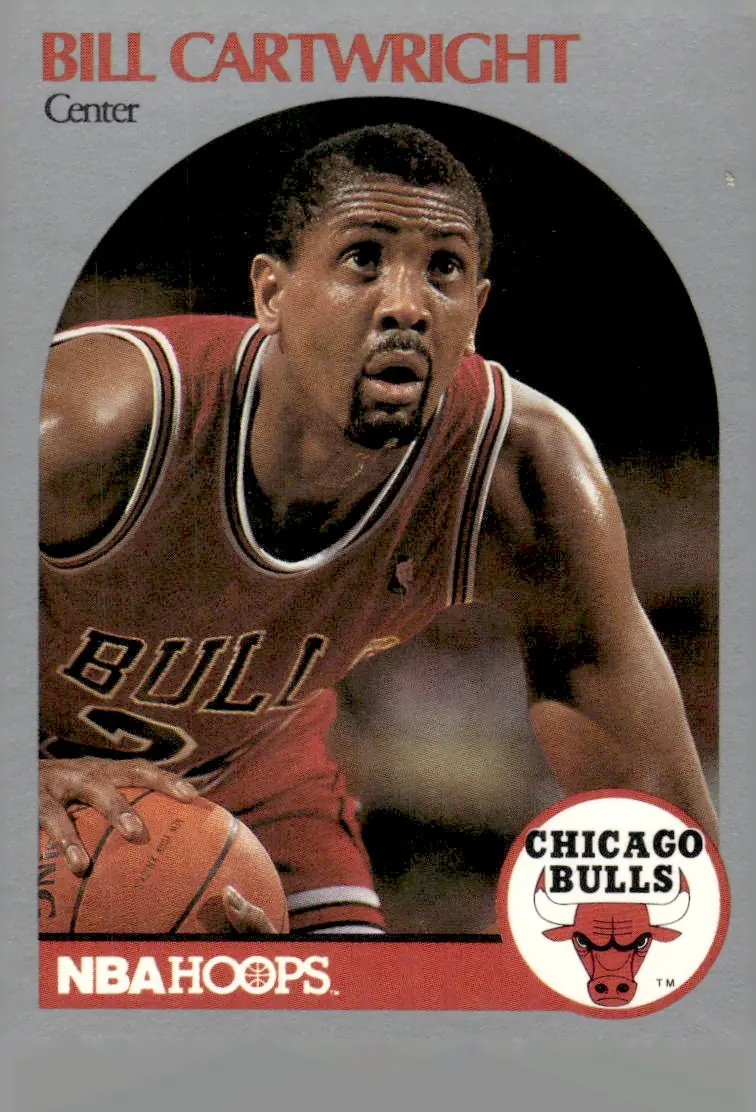 1990-91 NBA Hoops #61 Bill Cartwright (front)