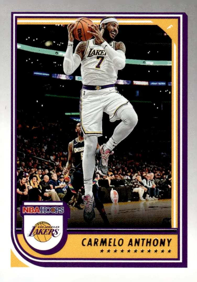 2022-23 NBA Hoops #174 Carmelo Anthony (front)