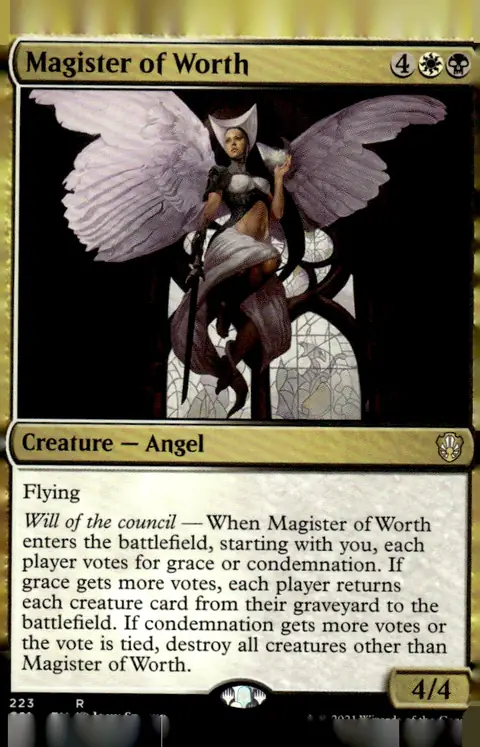 2021 Commander 2021 (C21) #223 Magister of Worth