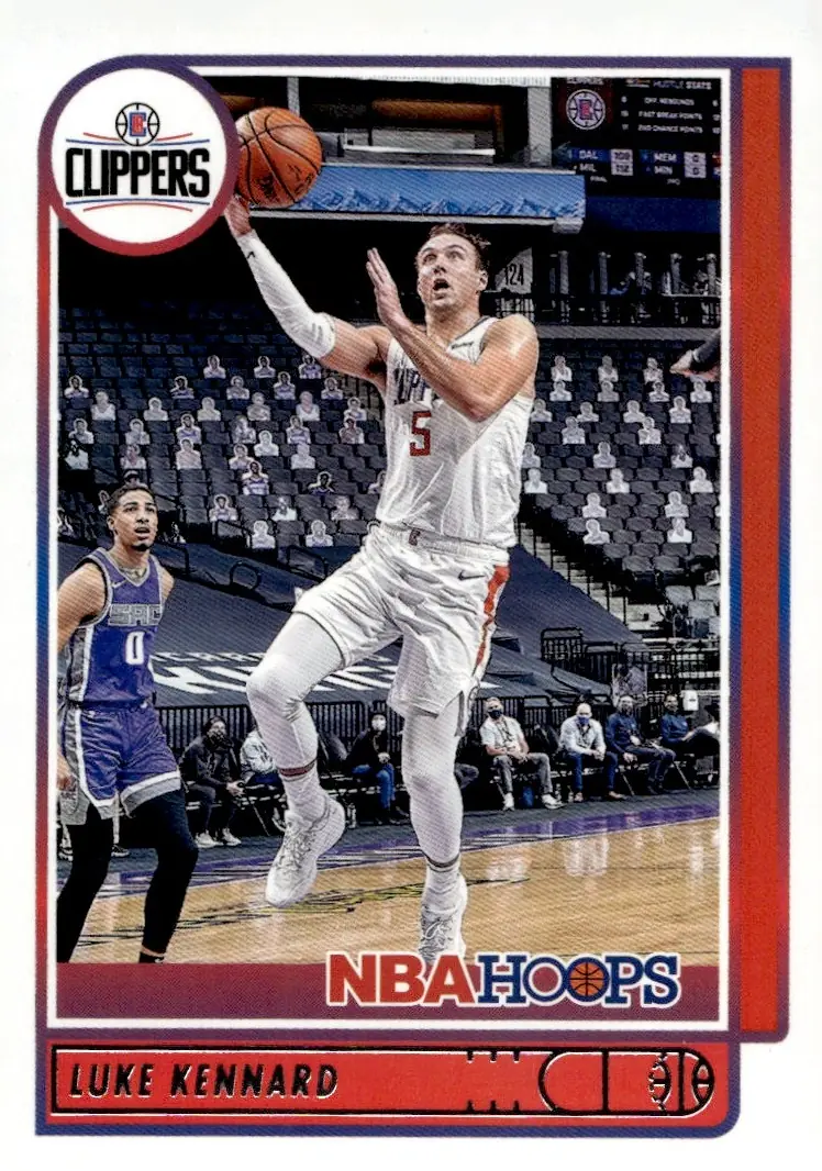 2021-22 NBA Hoops #116 Luke Kennard (front)