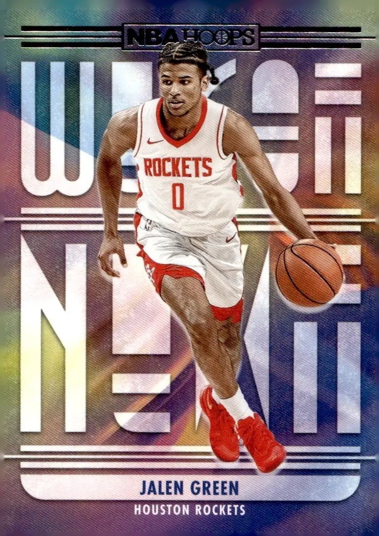 2021-22 NBA Hoops #2 Jalen Green (front)
