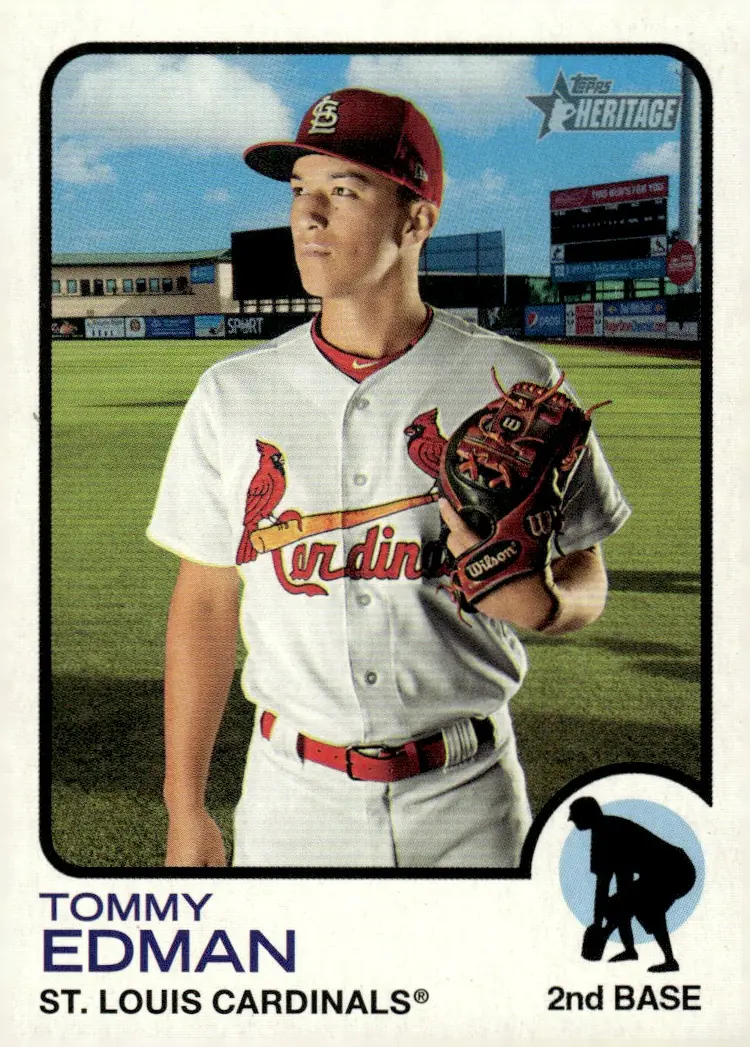 2022 Topps Heritage #143 Tommy Edman (front)