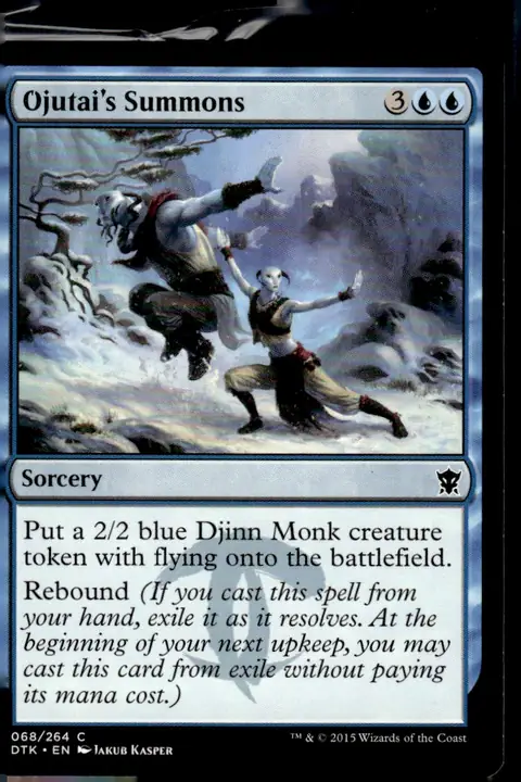 2015 Dragons of Tarkir (DTK) #068/264 Ojutai's Summons