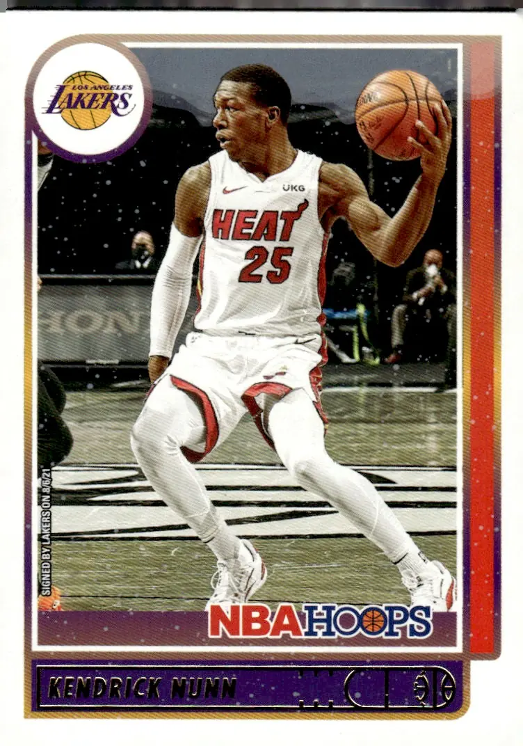 2021-22 NBA Hoops #60 Kendrick Nunn (front)