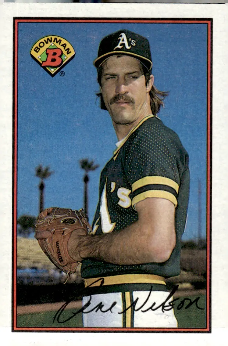1989 Bowman #185 Gene Nelson (front)