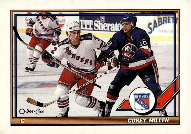 1991-92 O-Pee-Chee #461 Corey Millen (front)