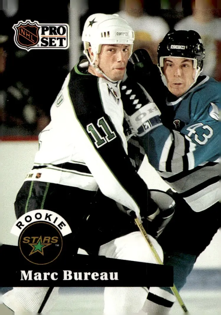 1991-92 Pro Set (Series 2) #544 Marc Bureau (front)