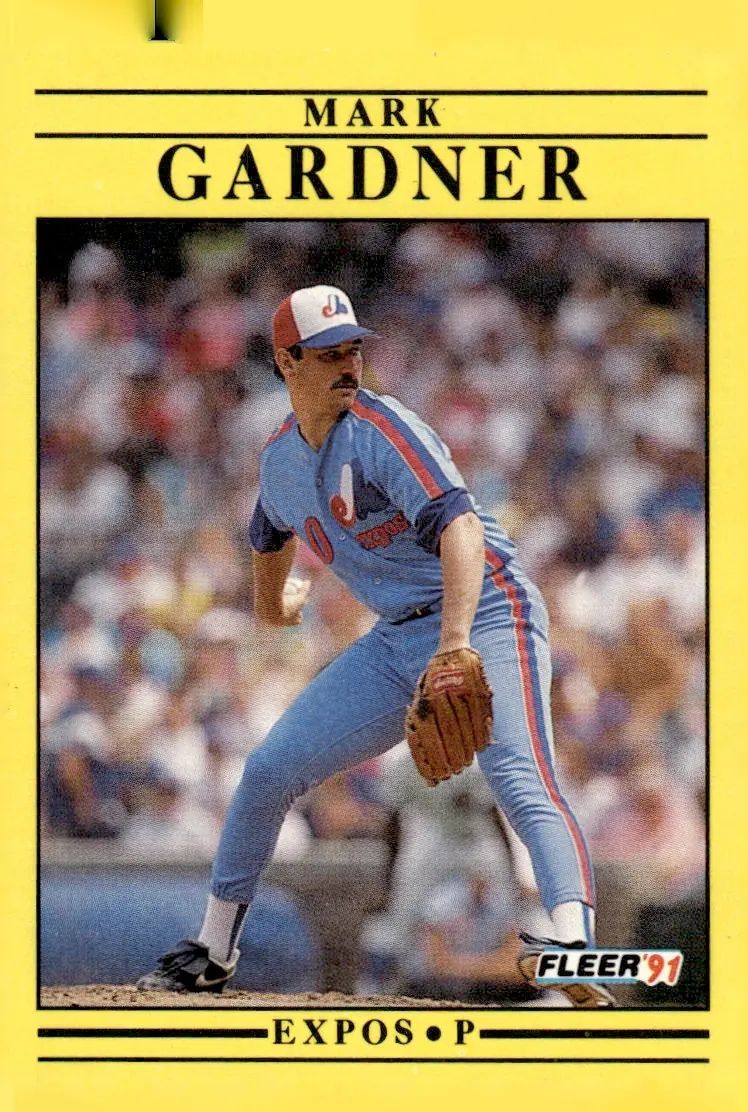 1991 Fleer #233 Mark Gardner (front)