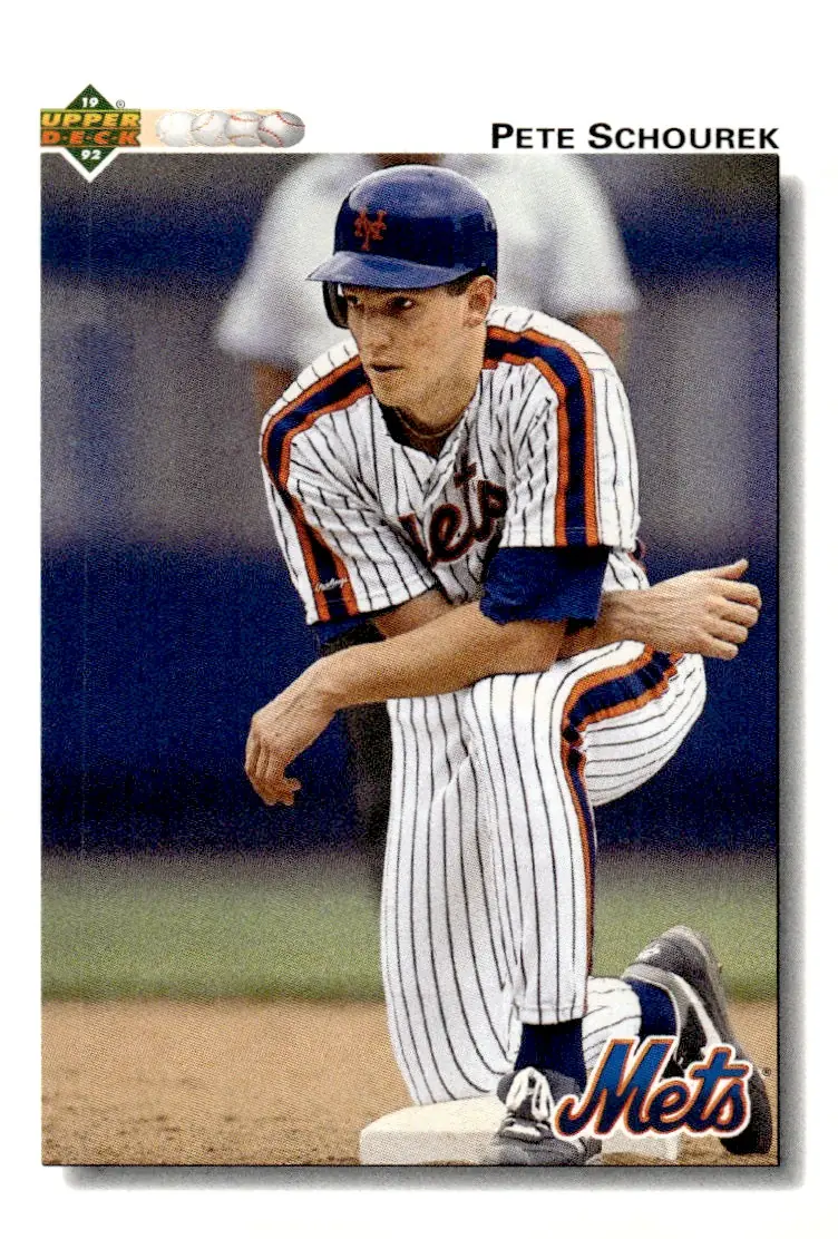 1992 Upper Deck Baseball #673 Pete Schourek (front)