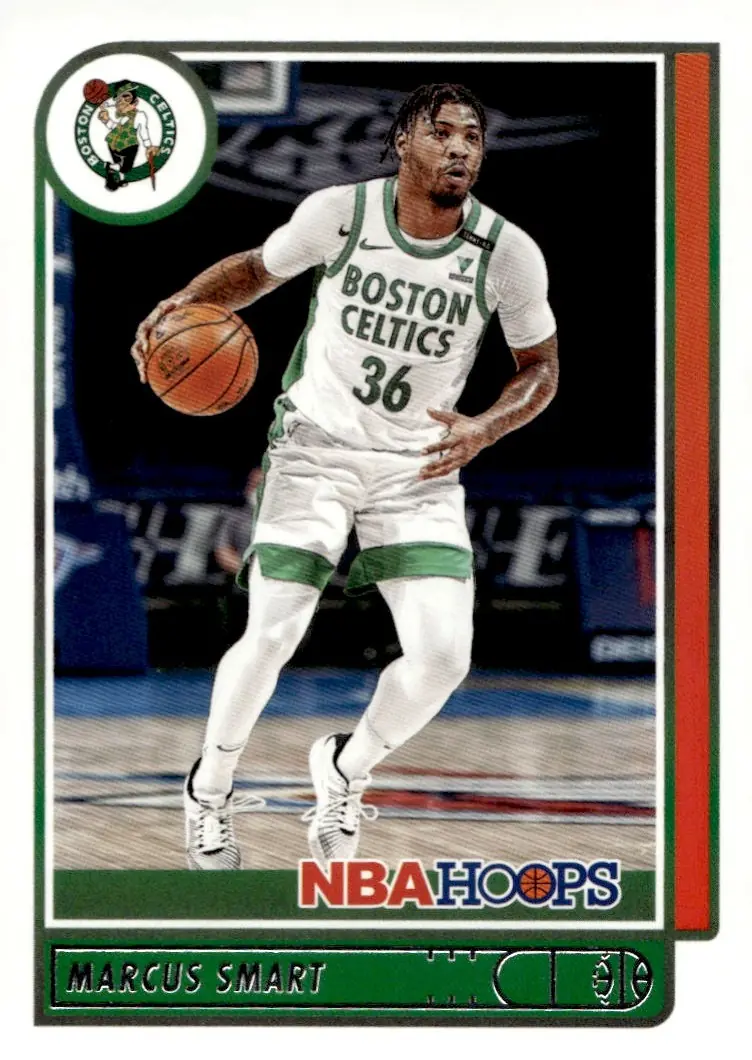 2021-22 NBA Hoops #19 Marcus Smart (front)