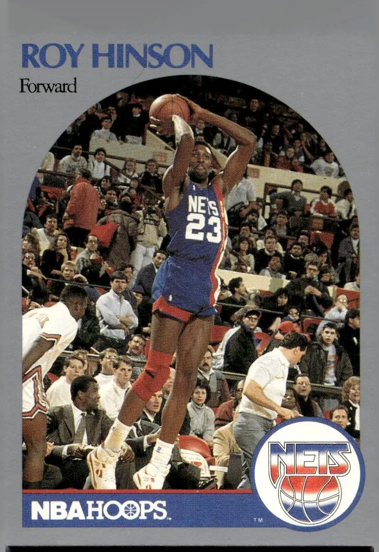 1990-91 NBA Hoops #198 Roy Hinson (front)