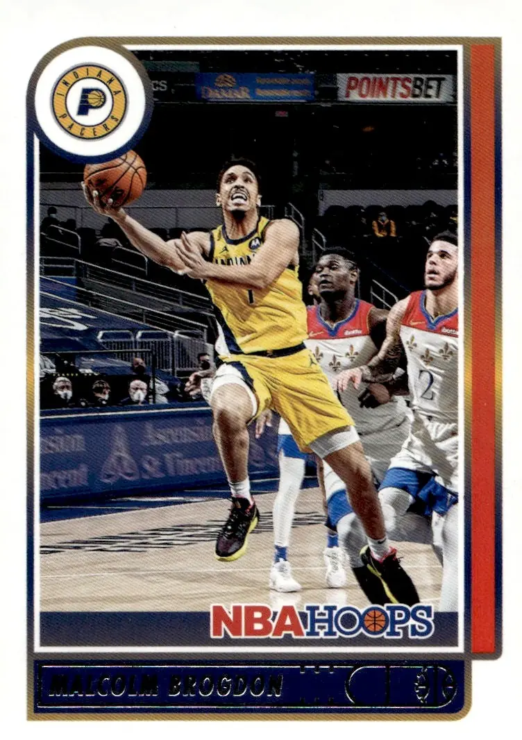 2021-22 NBA Hoops #153 Malcolm Brogdon (front)