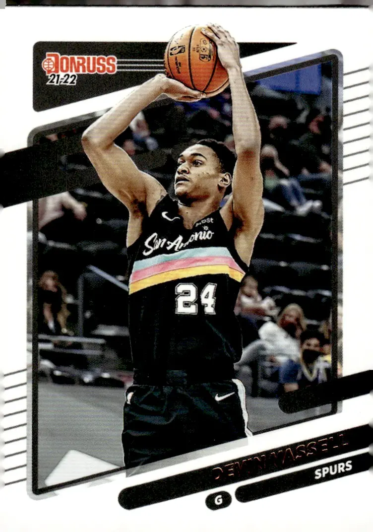 2021-22 Donruss #15 Devin Vassell (front)