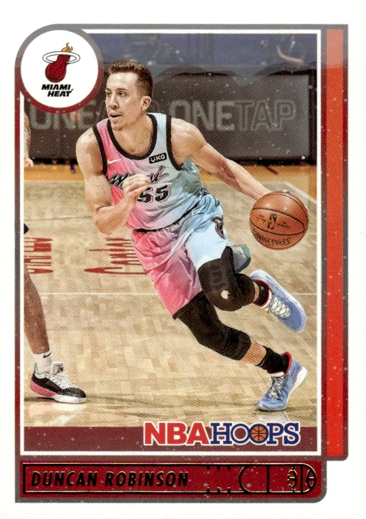 2021-22 NBA Hoops #30 Duncan Robinson (front)