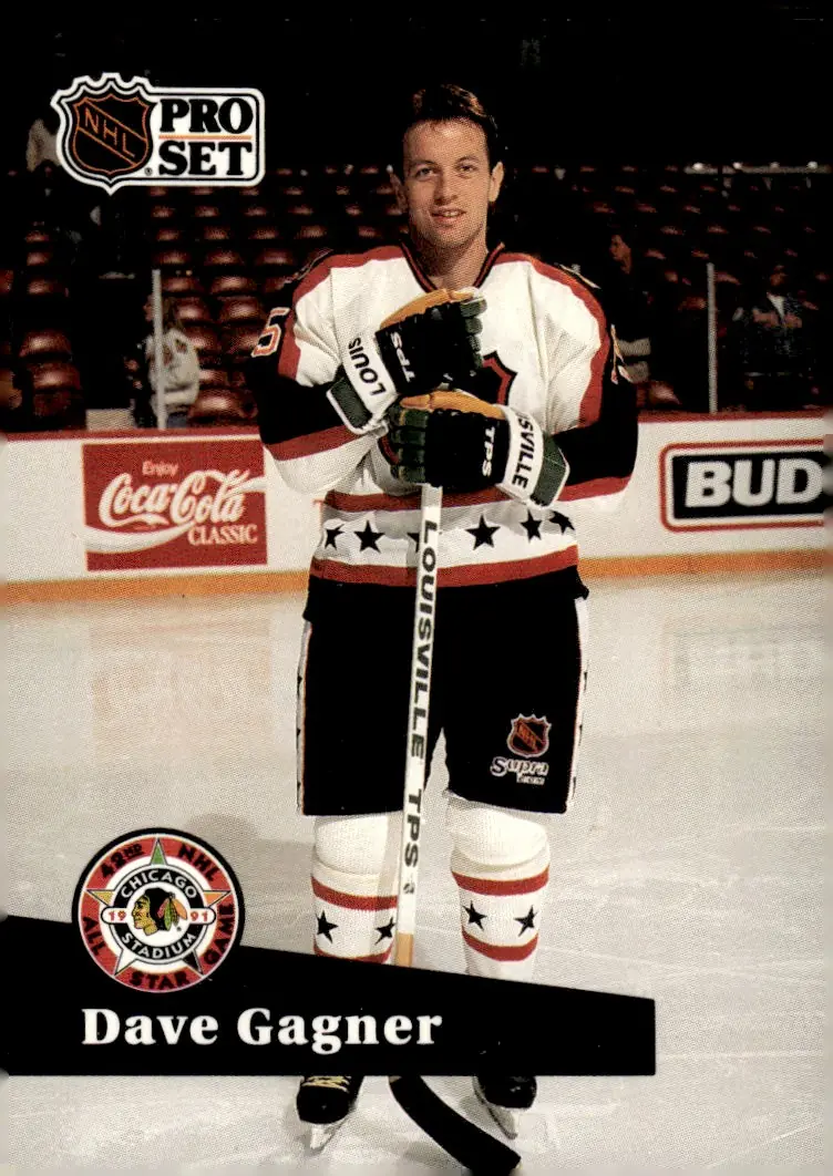 1991-92 Pro Set (Series 1) #288 Dave Gagner (front)