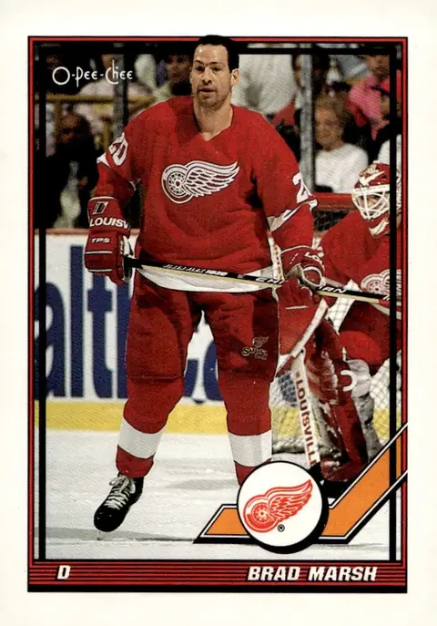 1991-92 O-Pee-Chee #19 Brad Marsh