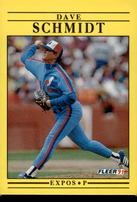 1991 Fleer #249 Dave Schmidt