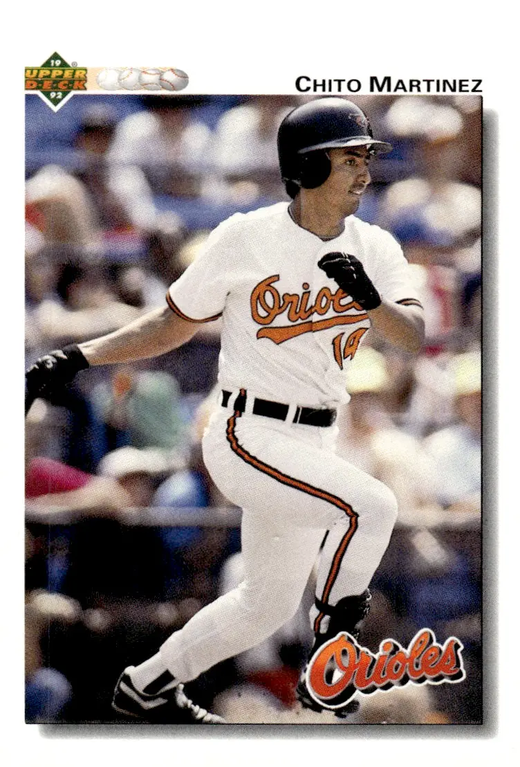 1992 Upper Deck #672 Chito Martinez (front)