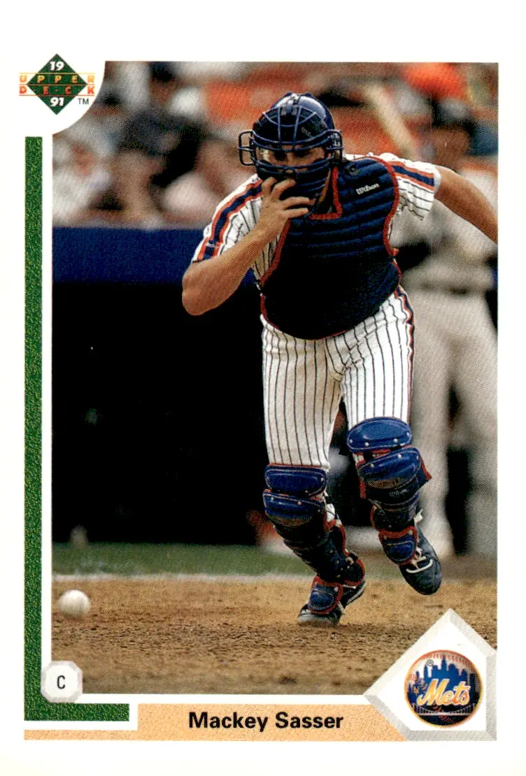 1991 Upper Deck #103 Mackey Sasser (front)