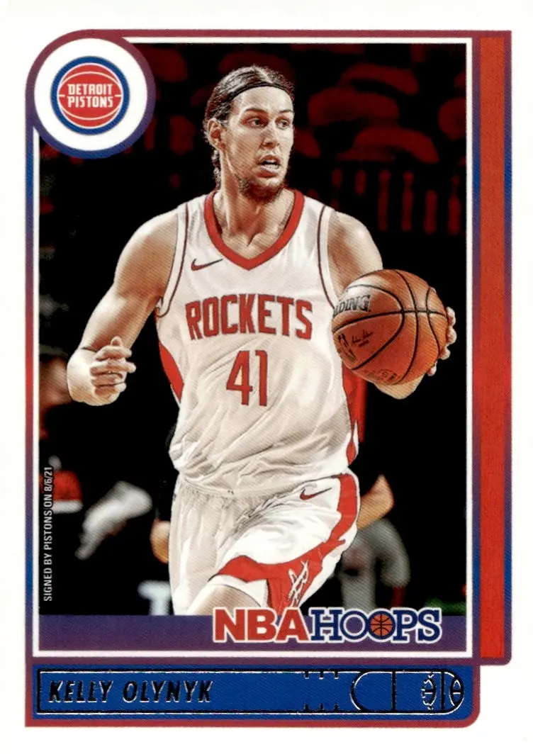 2021-22 NBA Hoops #184 Kelly Olynyk (front)