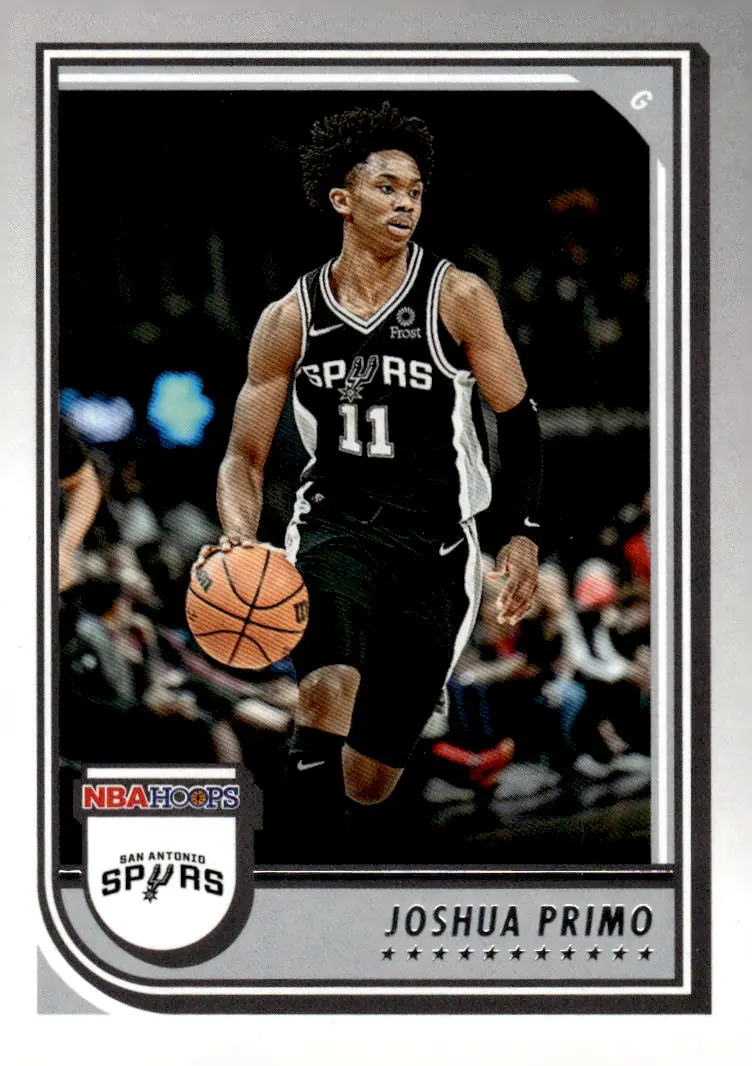 2022-23 NBA Hoops #154 Joshua Primo (front)