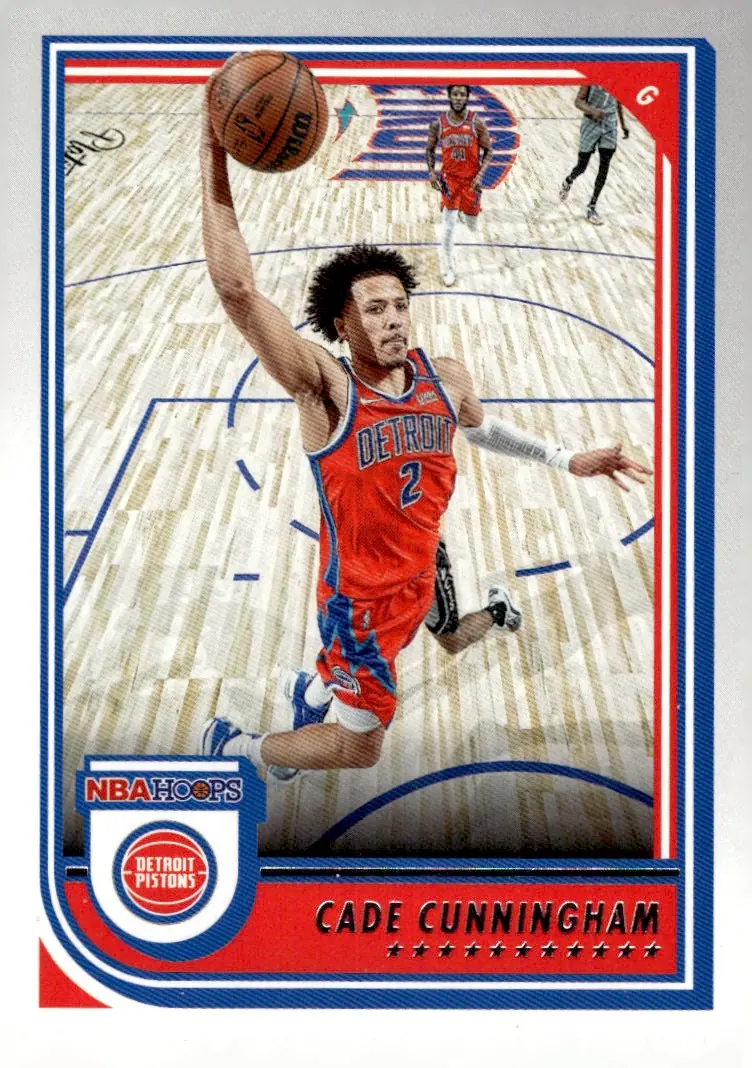 2022-23 NBA Hoops #59 Cade Cunningham (front)