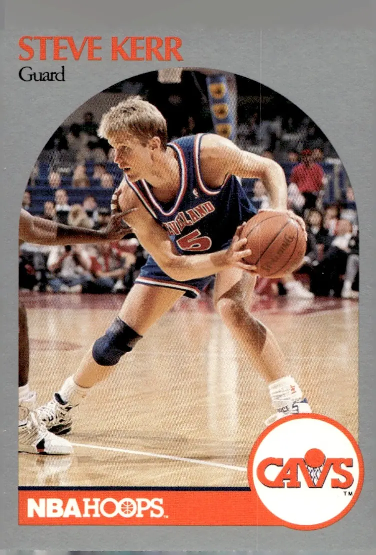 1990-91 NBA Hoops #75 Steve Kerr (front)