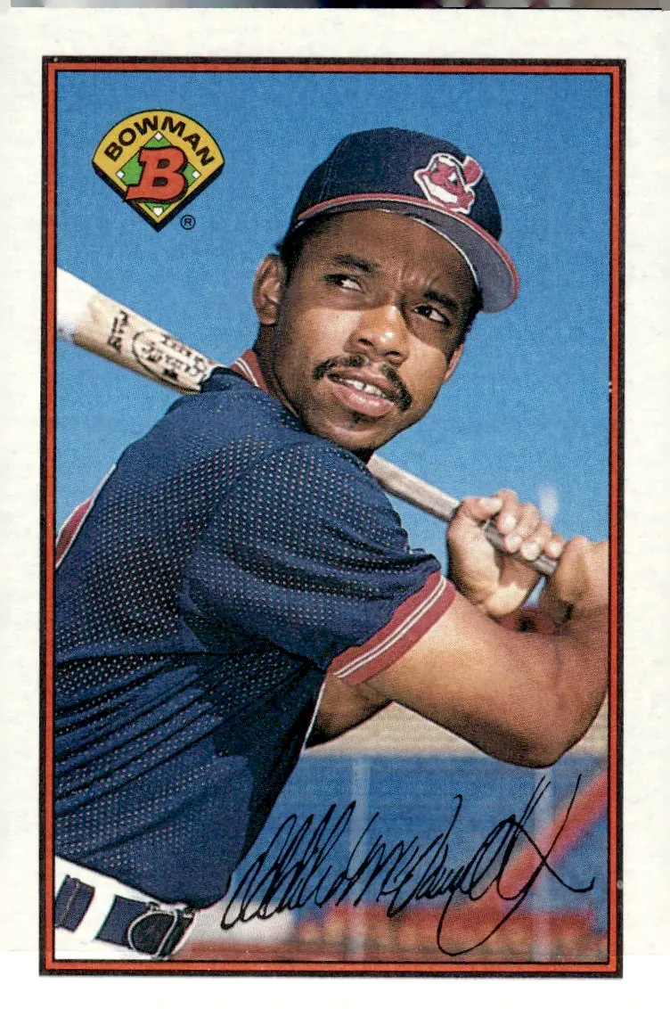1989 Bowman #90 Oddibe McDowell (front)