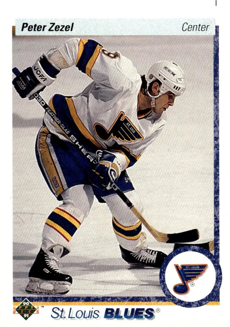 1990-91 Upper Deck #17 Peter Zezel (front)