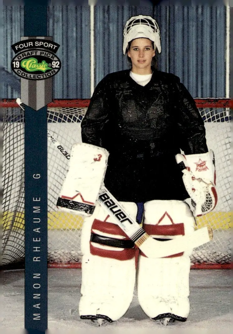 1992 Classic Four Sport Draft Pick Collection #224 Manon Rheaume (front)